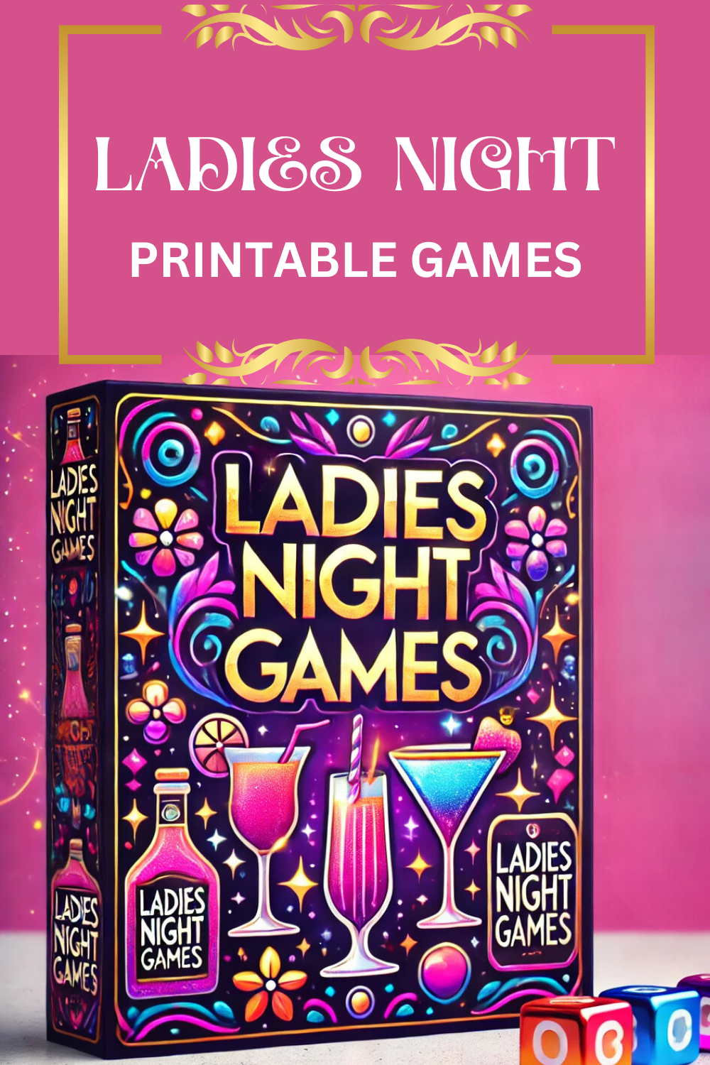 Ladies Night Party Games Printable – Fun Girls Night Out Games for Women – Instant Party Games Download