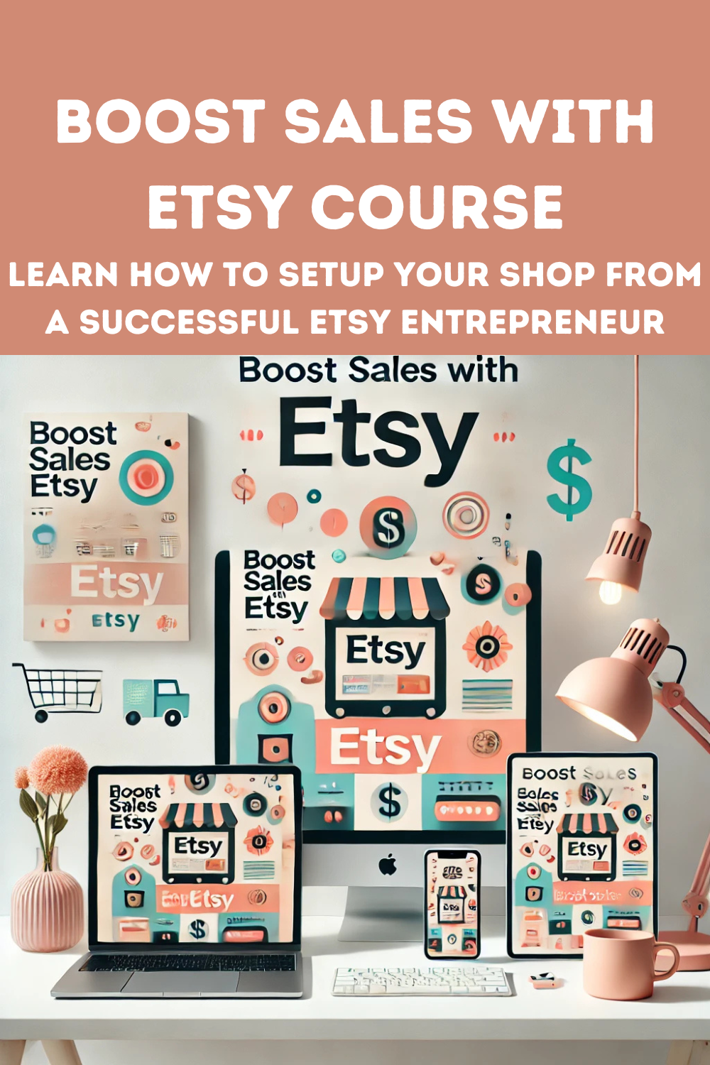 BOOST SALES WITH ETSY - LEARN HOW TO SETUP YOUR ETSY SHOP FROM A SUCCESSFUL ETSY ENTREPRENEUR