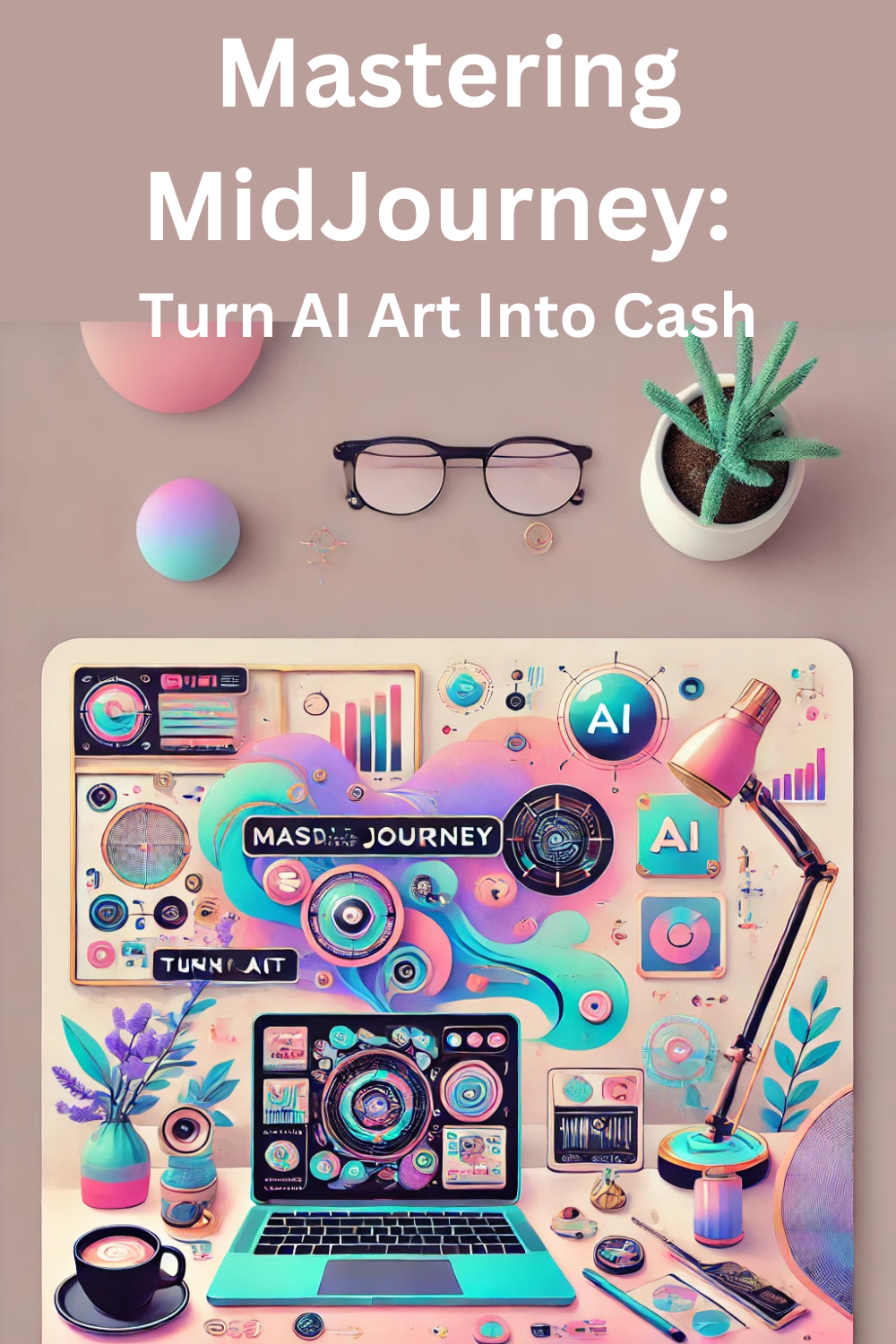 Mastering MidJourney: Turn AI Art Into Cash Mrr Plr