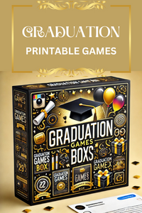 Graduation Party Games – Fun Printable Grad Games – Graduation Bingo, Trivia & Memory Lane