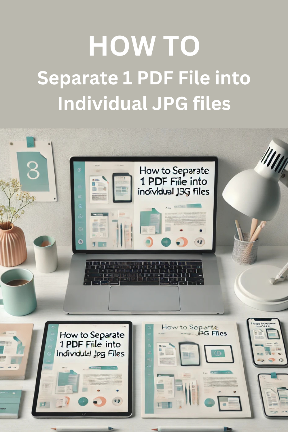 MINI COURSE: HOW TO SEPARATE 1 PDF FILE INTO SEPARATED INDIVIDUAL JPG FILES