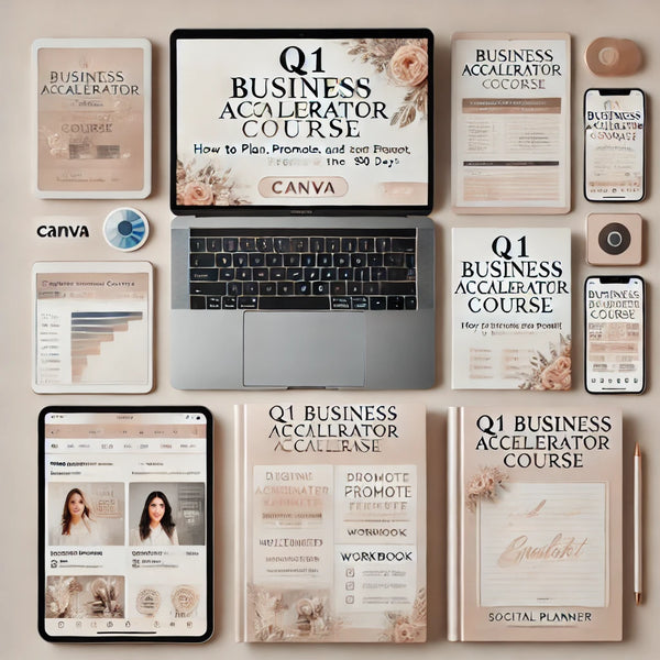 Q1 Toolkit- 90 Days to Dominate The Q1 Power Launch System for Online Businesses.  Course and Templates