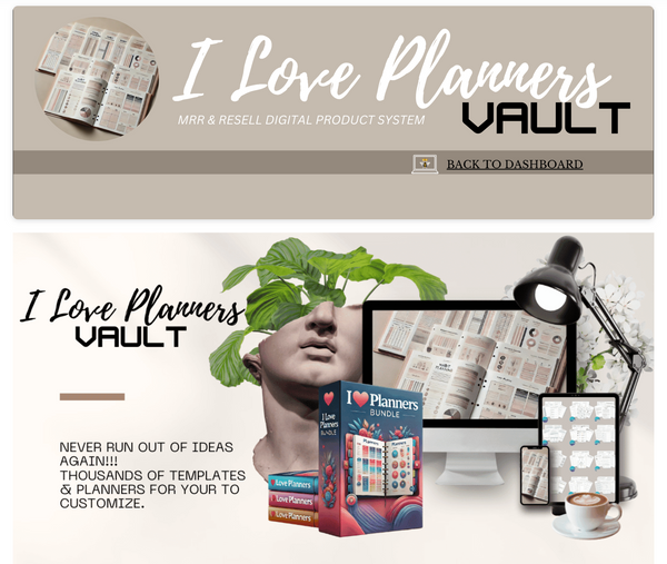 I LOVE PLANNERS VAULT