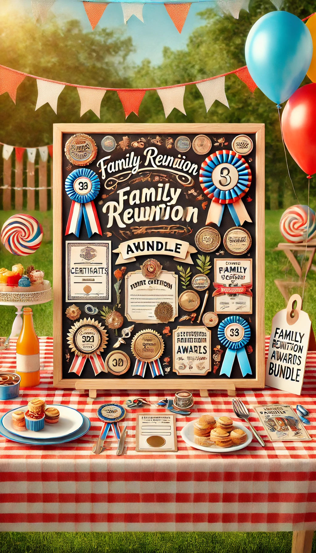 FAMILY REUNION AWARD TEMPLATE BUNDLE