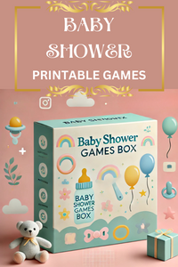 Baby Shower Games Printable – Fun Baby Shower Activities – Icebreakers & Bingo – Instant Download