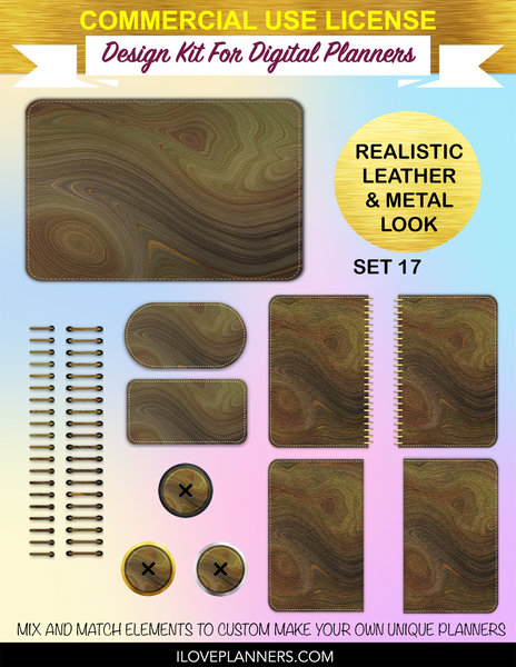 Earth Strata Agate Geode Textures Digital Planners, Spirals, Coils, Customize Your Digital Planners, Commercial Use OK, Digital Planners, Digital Journals, Compatible for PC, Mac, CANVA. #60