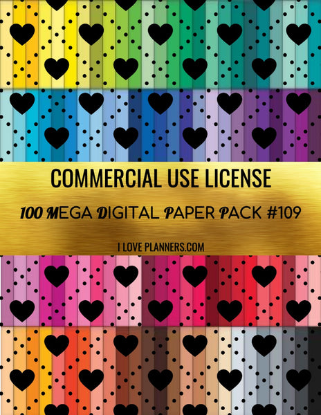 Digital Paper Pack for Digital Designs, Scrapbooking, Journals, Planners, Stickers, Printables, Crafting, and More.  Commercial Use Ok. 1.109