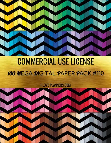 Digital Paper Pack for Digital Designs, Scrapbooking, Journals, Planners, Stickers, Printables, Crafting, and More.  Commercial Use Ok. 1.110