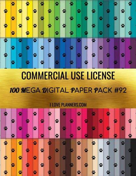 Digital Paper Pack for Digital Designs, Scrapbooking, Journals, Planners, Stickers, Printables, Crafting, and More.  Commercial Use Ok. 1.92