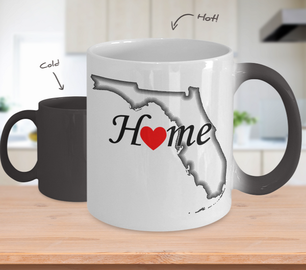 Color Changing Mug Love Where You Live Theme Love Home Florida