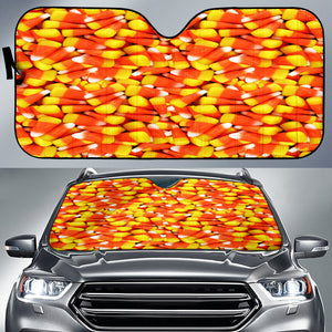 Full Of Candy Corn Auto Sun Shades