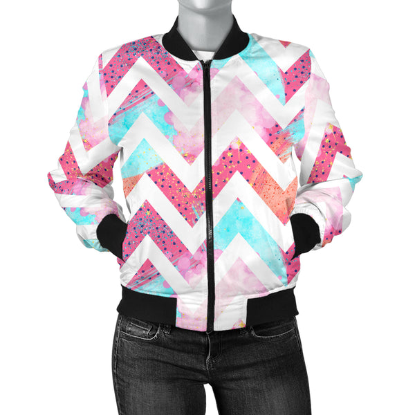 Sports Varsity Style Bomber Jacket Women (B10) 80s Fashion Girl