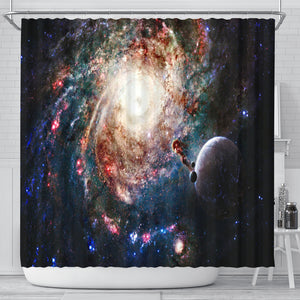 Galaxy Shower Curtain - STUDIO 11 COUTURE