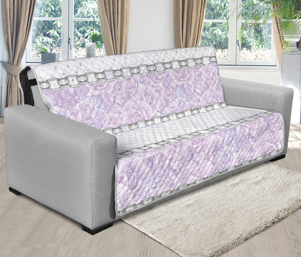 70'' Futon Sofa Protector Premium Polyster Fabric Custom Design Lady Butterfly 03