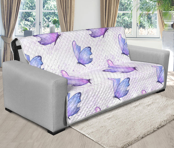 70'' Futon Sofa Protector Premium Polyster Fabric Custom Design Lady Butterfly 09