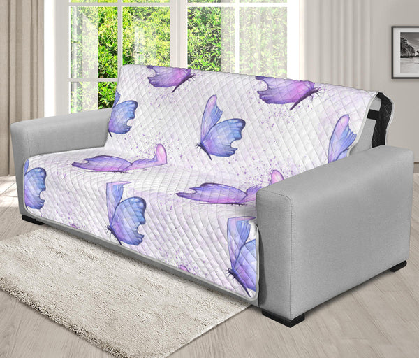 70'' Futon Sofa Protector Premium Polyster Fabric Custom Design Lady Butterfly 09