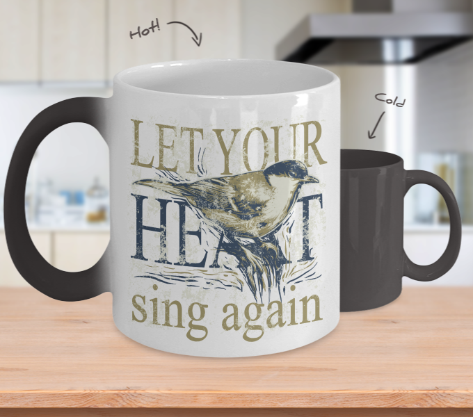 Color Changing Mug Animals Let Your Heart Sing Again