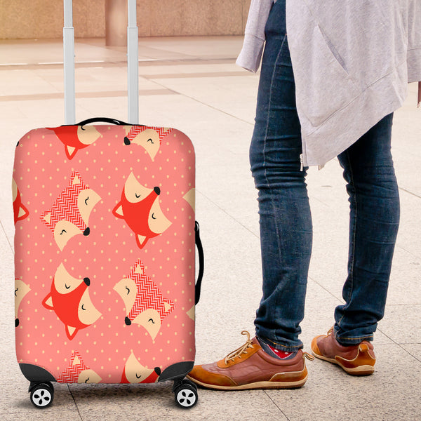 Cute Fox 10 Luggage Cover