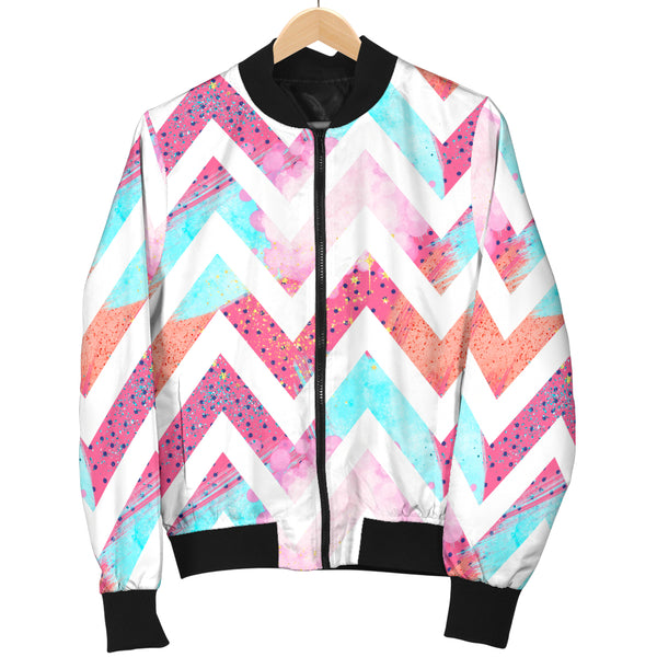 Sports Varsity Style Bomber Jacket Women (B10) 80s Fashion Girl